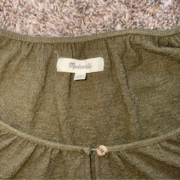 Madewell Green Women's Top - Picture 3 of 5